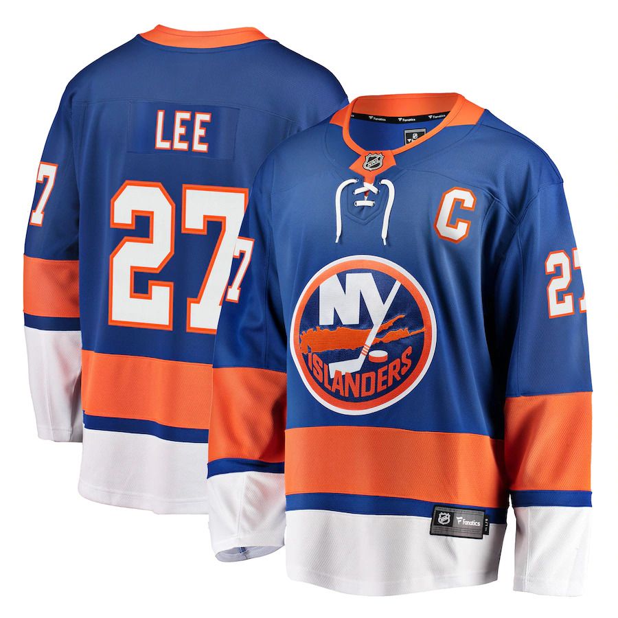 Men New York Islanders #27 Anders Lee Fanatics Branded Royal Home Premier Breakaway Player NHL Jersey